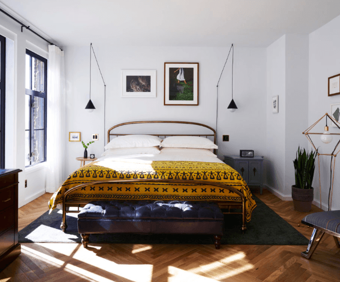 25 Elegant Mid Century Modern Bedroom (Heaven-Like Rooms) - 20