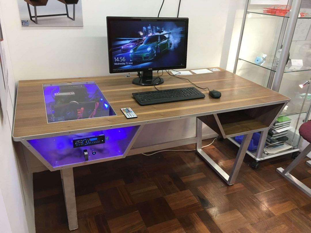 11 DIY Gaming Desk Ideas That Are Easy to Make - Home Junkee