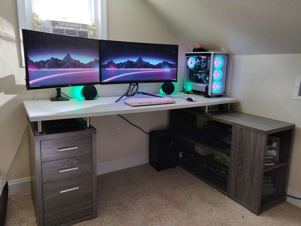 11 DIY Gaming Desk Ideas That Are Easy to Make - Home Junkee