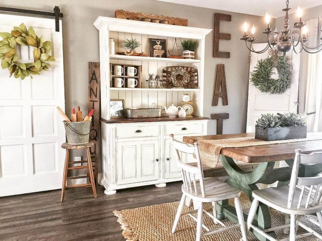 25 Bewildering Farmhouse Kitchen Designs (Traditional Beauties!) - Ea92F84788241984E9381F6B10A3F889
