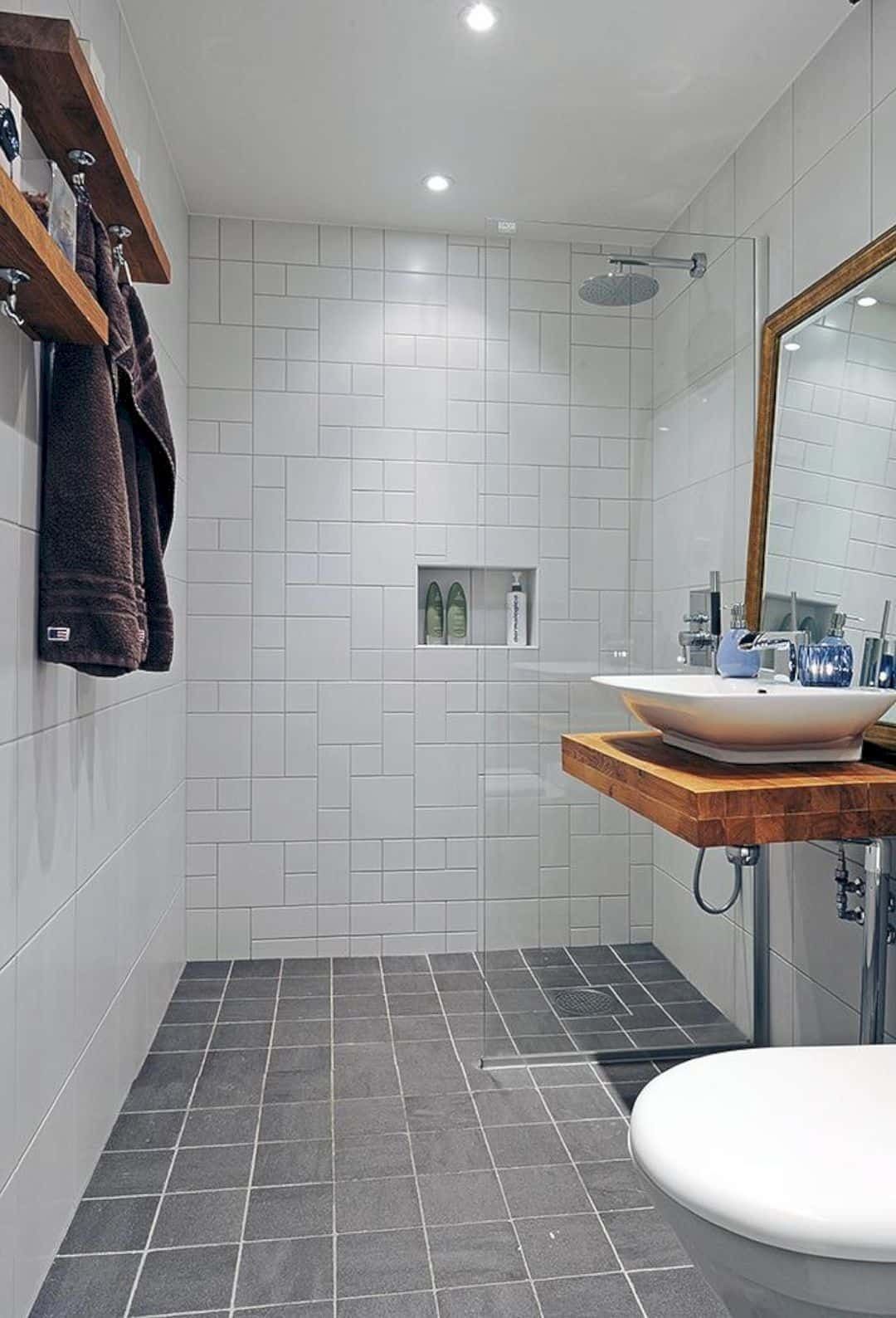 25 Tranquil Scandinavian Bathroom Decor To Get Rid Of Daily Stress - N25