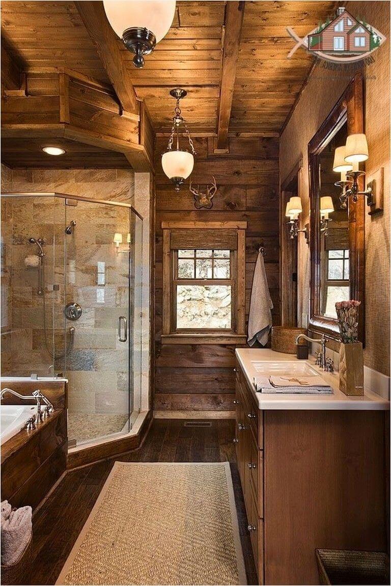 25 Cozy Rustic Bathroom Decor To Guide Your Renovation - W15