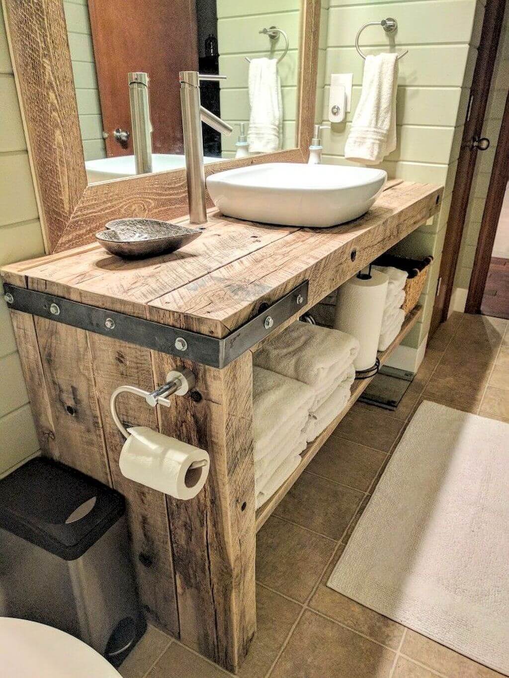 25 Cozy Rustic Bathroom Decor To Guide Your Renovation - W8